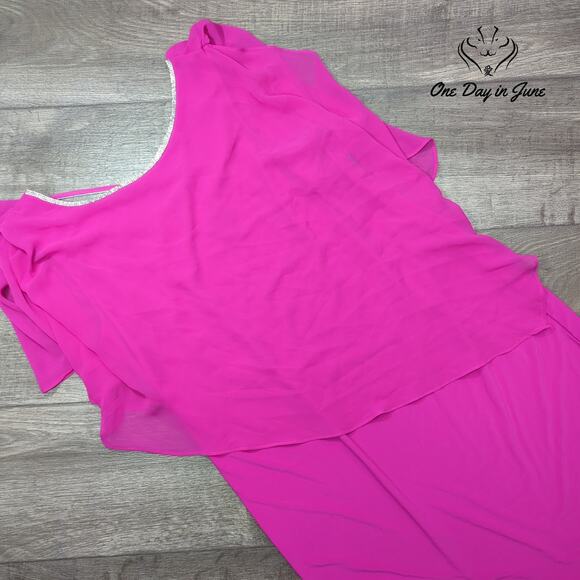 MSK Sequin Strap Mini Dress Size L - Picture 3 of 7